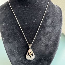 Sterling Silver & 10k Necklace 