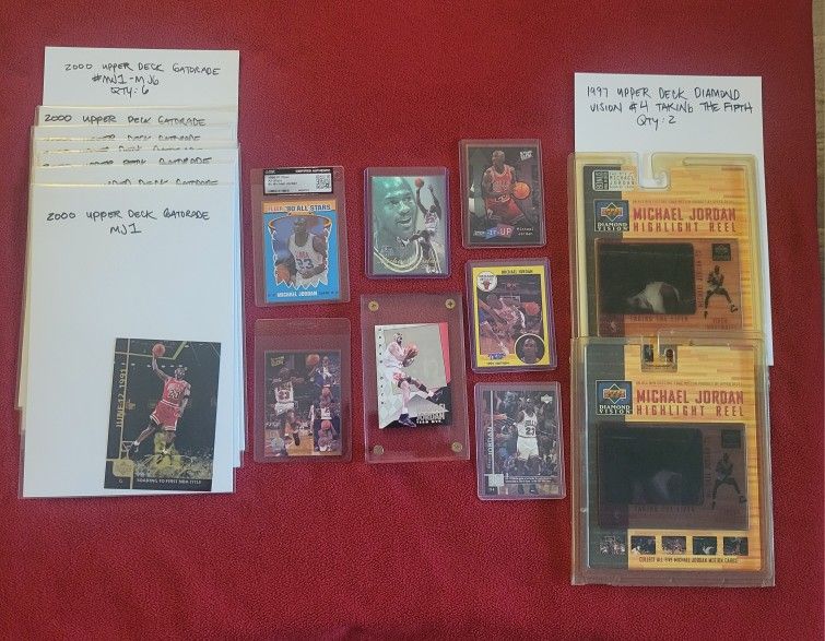 Michael Jordan 15 Card Lot