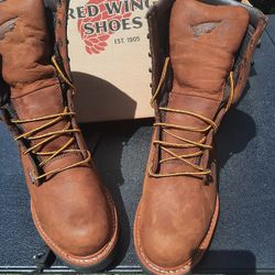 Mens 8" Red Wing Work Boots 