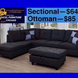 FREE DELIVERY🍀Brand New Sectional Sofa Couch 