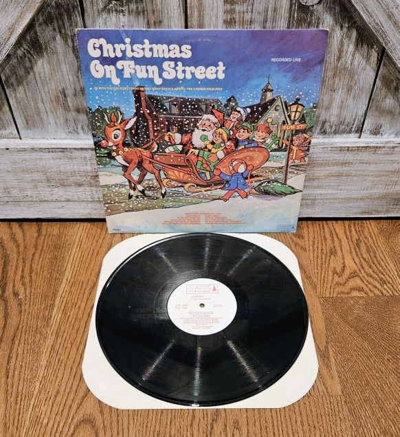 The Fun Street Gang "Christmas on Fun Street" 1979 Vinyl Album!