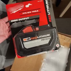 M18 HD12 Battery (Brand New – Aftermarket, Not Milwaukee)