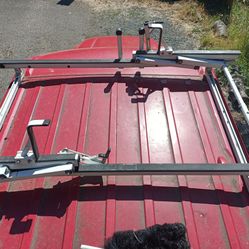 Drop Down Ladder Rack - Double for tall vans