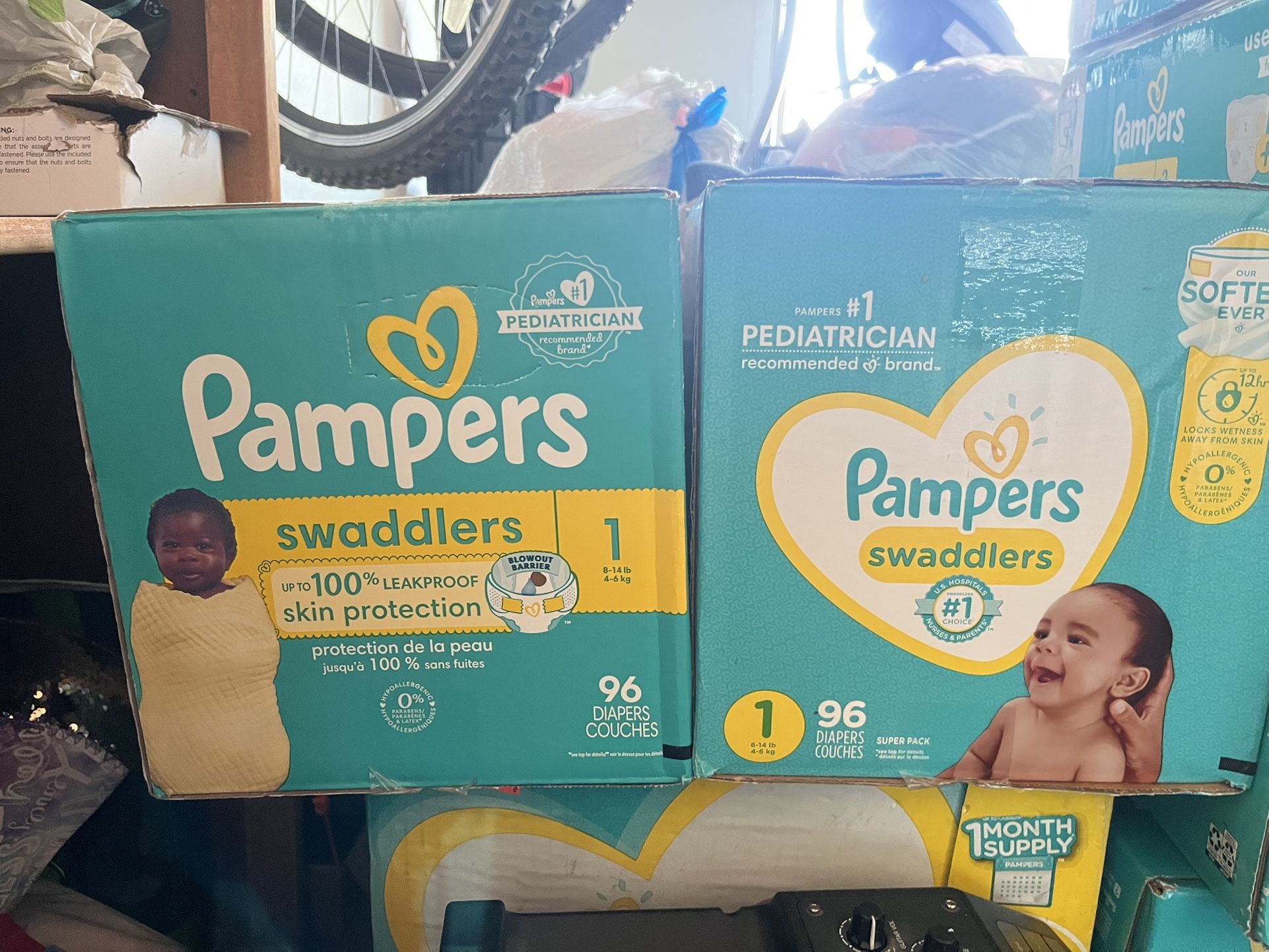 Size 1 diapers