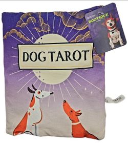 Bootique Tarot Card Book Plush Dog Toy  Interactive Play New Large
