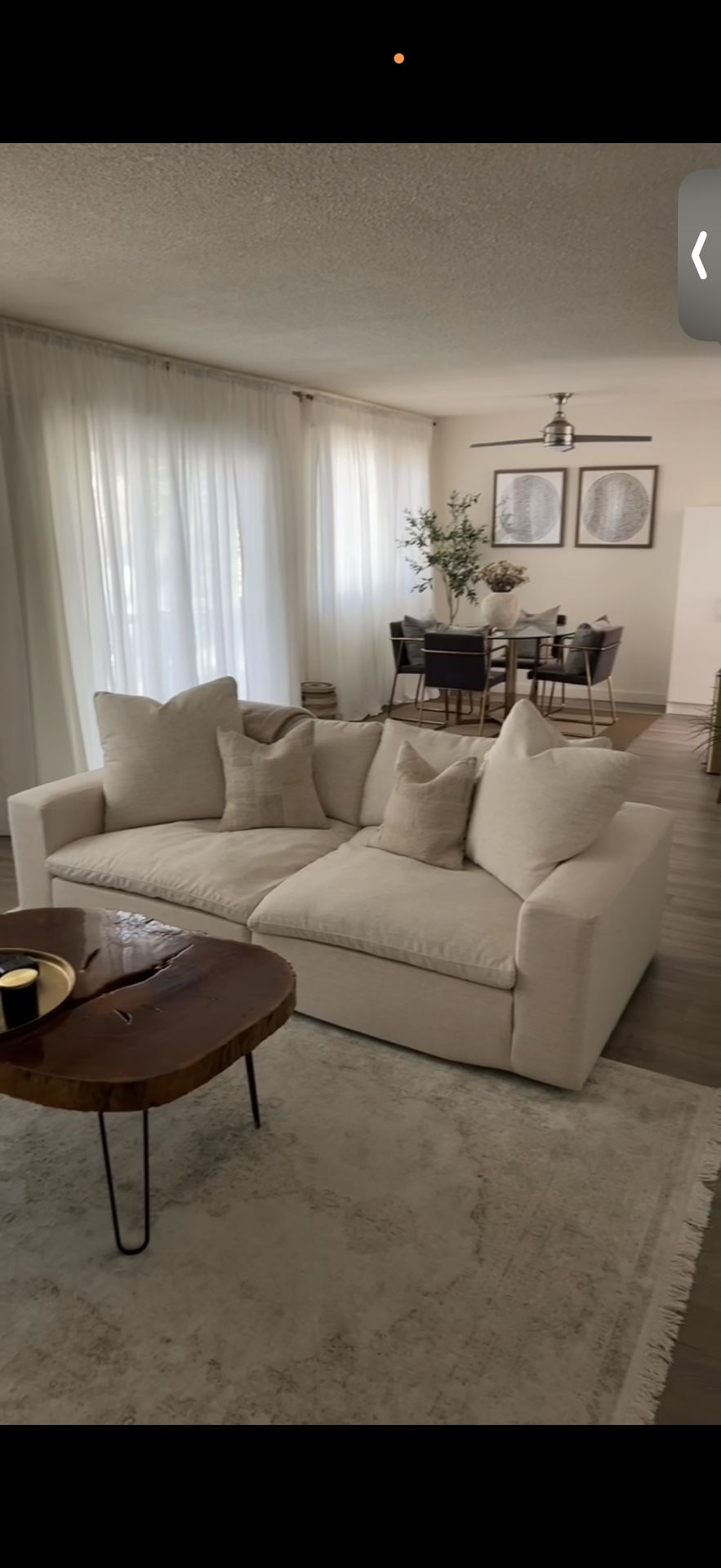 Living Spaces Utopia Couch 