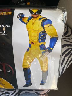 Wolverine Adult Halloween Costume with Claw Gloves