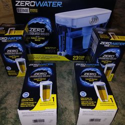 Zero Water 5-Stage Water Filter Pitcher Bundle