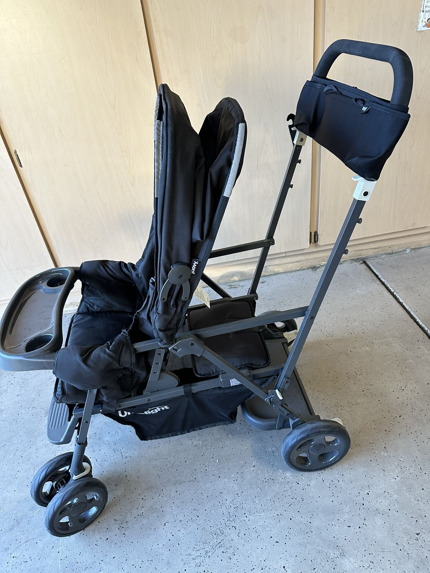 Joovy Caboose Ultralight Sit Stand Double Stroller