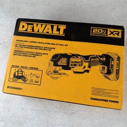 Dewalt 20V MAX Lithium-Ion Cordless Oscillating Tool Kit