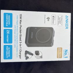 Anker - MagGo Wireless Charging Station - Black