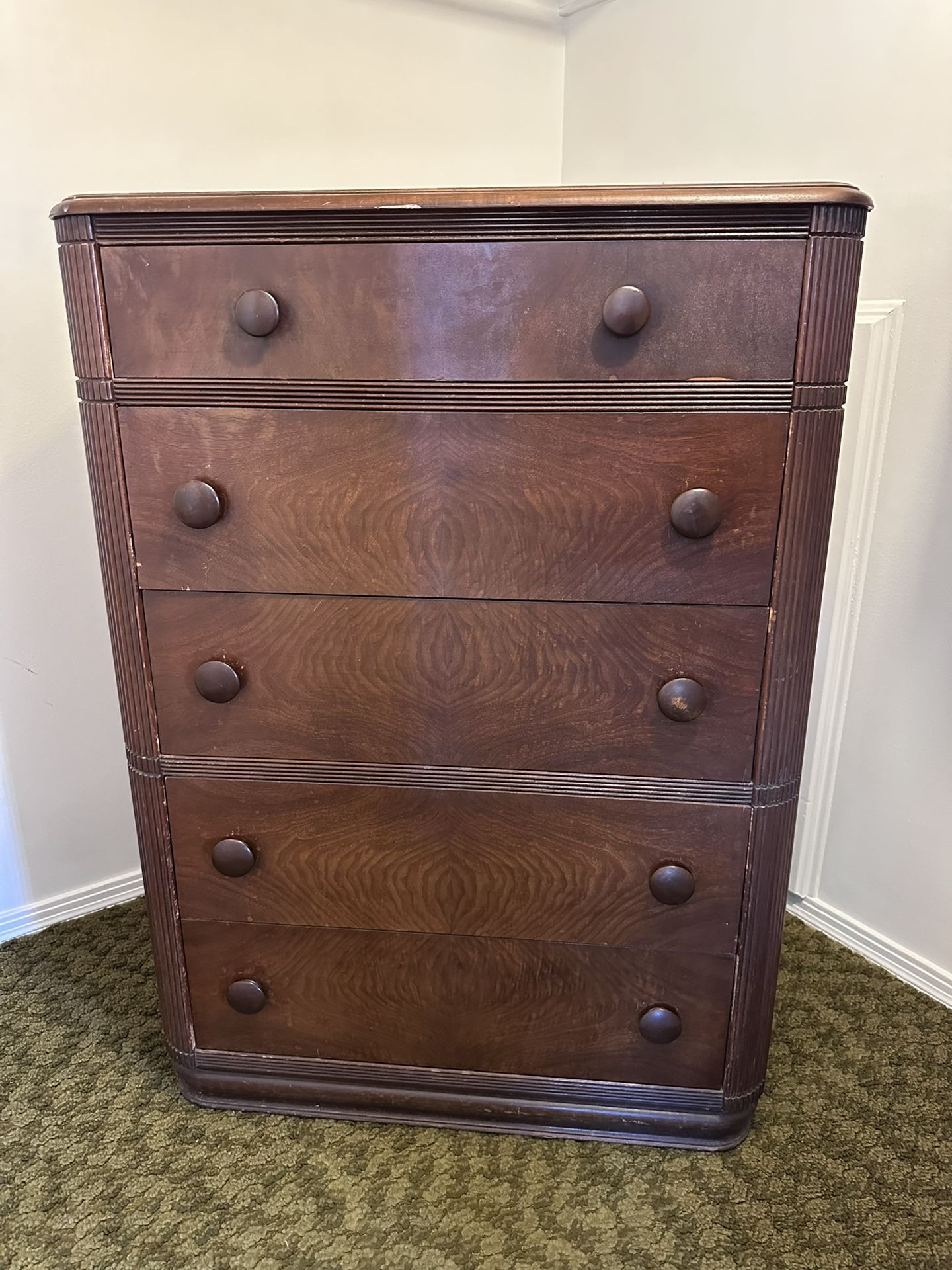 Vintage Wood Dresser – $50