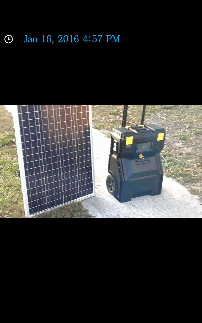 Solar powered generator system