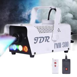 Fog Machine JDR Smoke Machine Controllable LED Light 500W and 2000CFM
