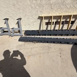 10 pair dumbell rack
