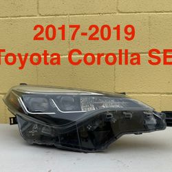 2017-2019 Toyota Corolla SE HEADLIGHT OEM 