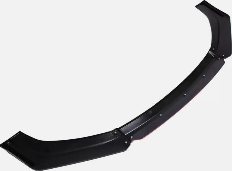 Dodge Charger SRT RT SXT Red Front Bumper Lip Spoiler Splitter + Strut Rods