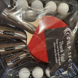 Opium Sport Table Tennis/Ping Pong Professional Racket Set of 4 Paddles with...