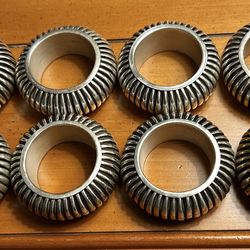 Set of 8 Matching Napkin Rings