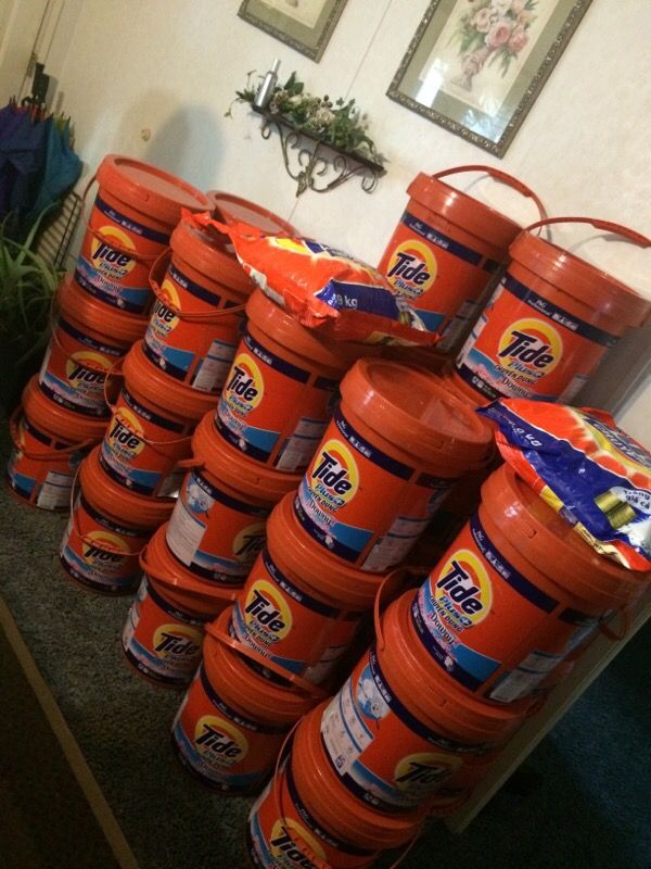 Tide buckets powder 9 kg