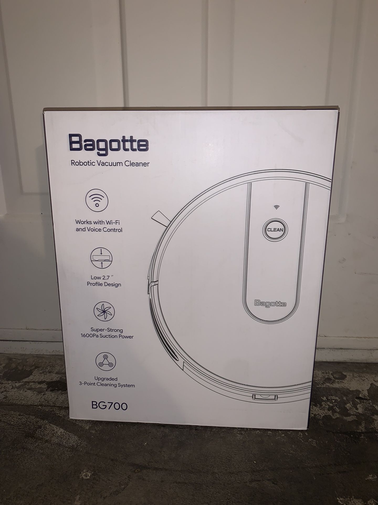 Brand New Bagotte Robotic Vacuum Cleaner 