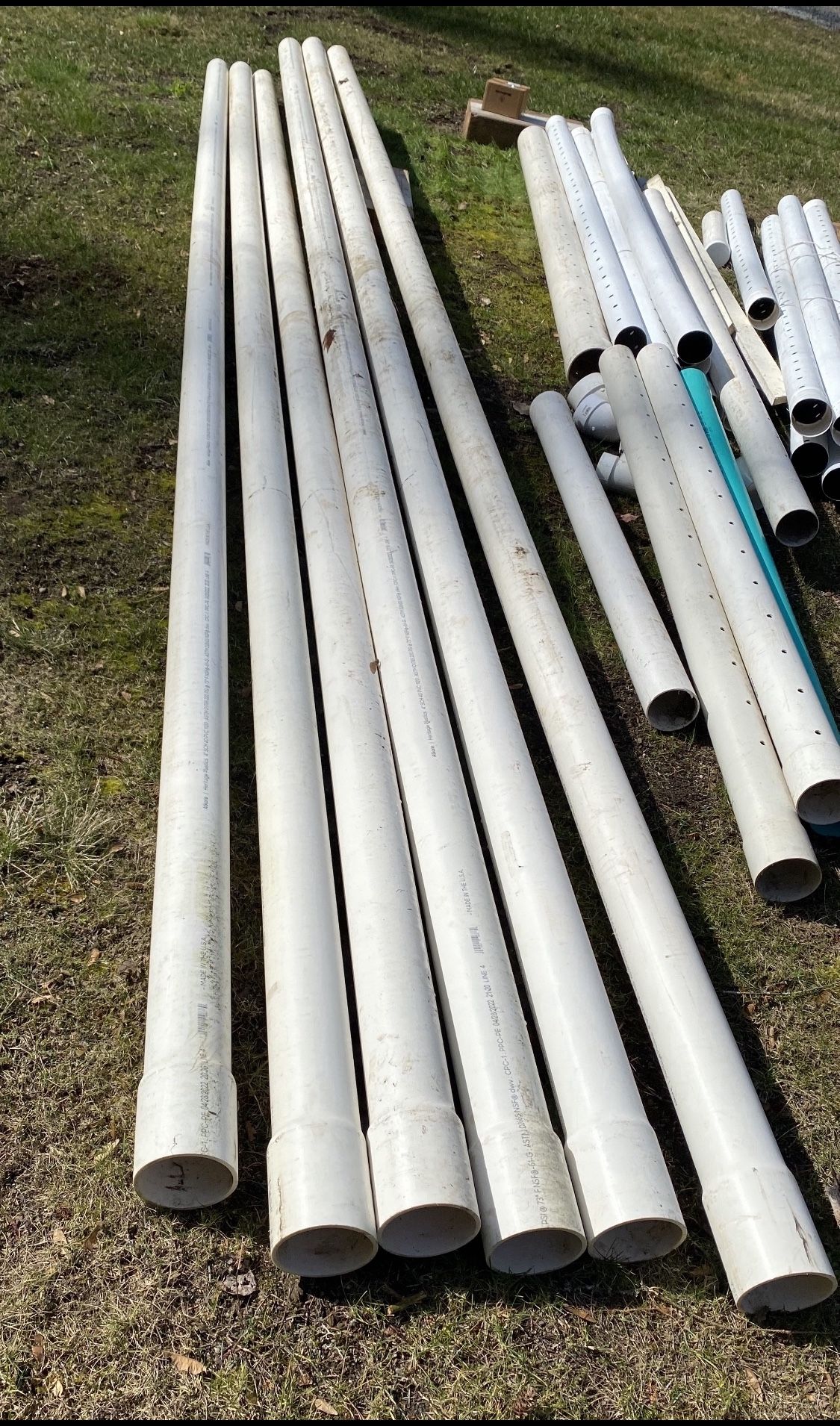 I Have 6 20’ Sticks Of 4” Schedule 40 PVC Pipe for Sale in Monroe, WA