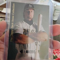 Mark Mcgwire 1993 Upper Deck Iooss Collection Insert Baseball Card 
