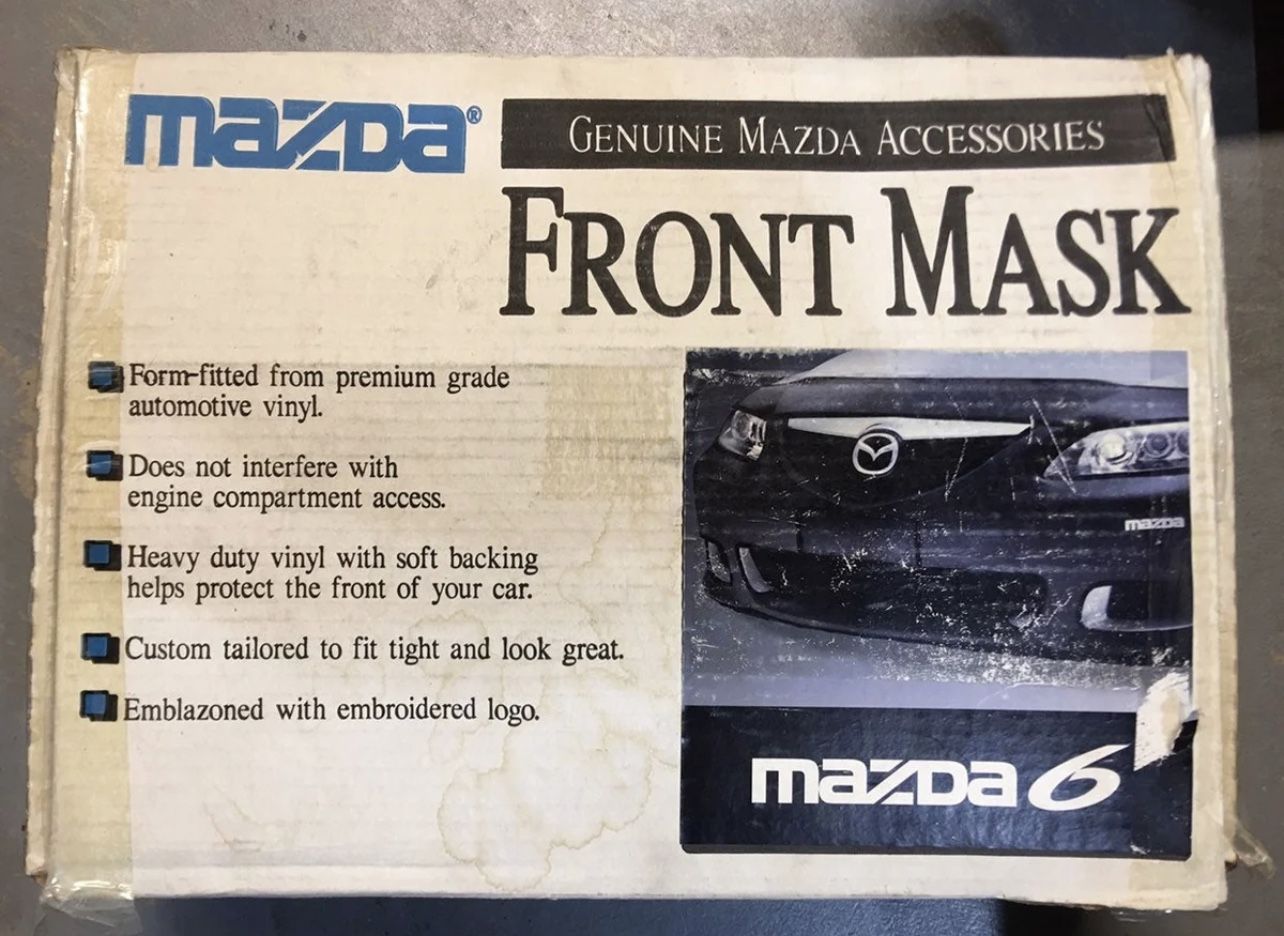 2003-2005 Mazda 6i Front Nose Mask And Hood Bra