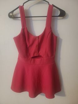 Bebe Peplum STYLE Top M 