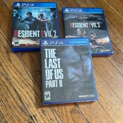 3 Pack Of PS4 Games