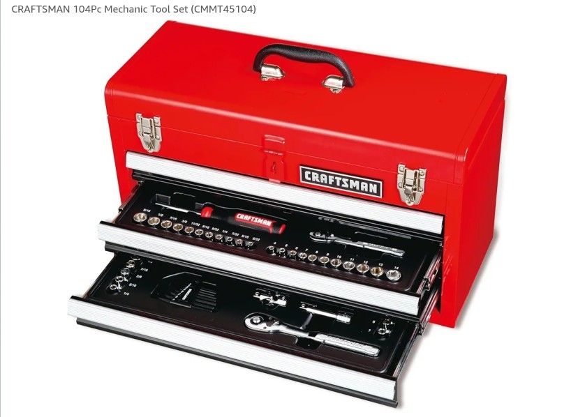 *NEW CRAFTSMAN 104Pc Mechanic Tool Set (CMMT45104)