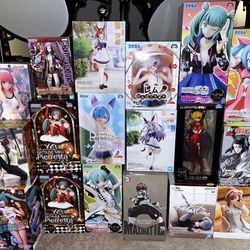 Anime Collectable Statue Lot