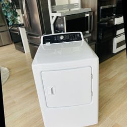 Frigidaire 6.7-cu ft Reversible Side Swing Door Dryer (White)