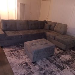 Grey Sectional Couch