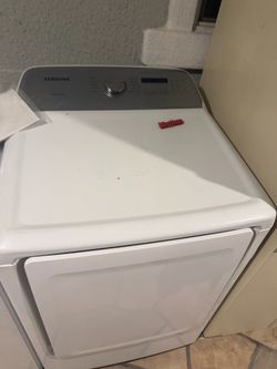 Samsung White Front-Load Dryer