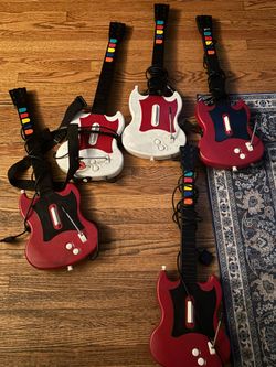 Playstation 2 wired guitar Hero guitar
