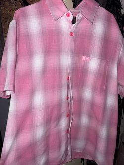 FB county checker button up shirt
