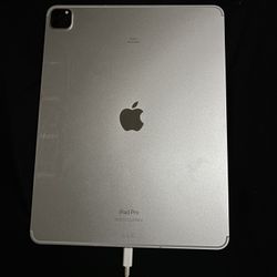 iPad Pro 12.9” (6th Gen) 256GB Wi-Fi + Cellular — Cracked Screen, Works Perfect