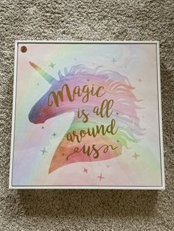 Unicorn Wall Art Frame 