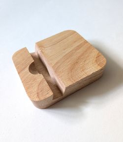 Share Mobile phone / Tablet / CD Display Stand - wood