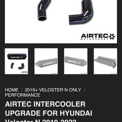 Veloster N Airtech  Intercooler And Oil Cooler 