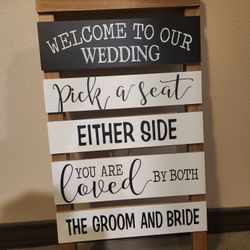 Wedding Welcome Sign