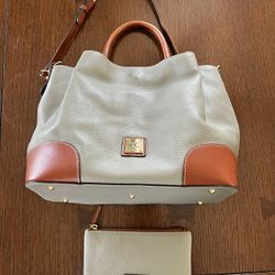Dooney & Burke Handbag W/Matching Wallet 