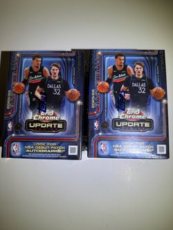 2025-26 Sealed Topps Chrome Update Series NBA Blaster Value Box