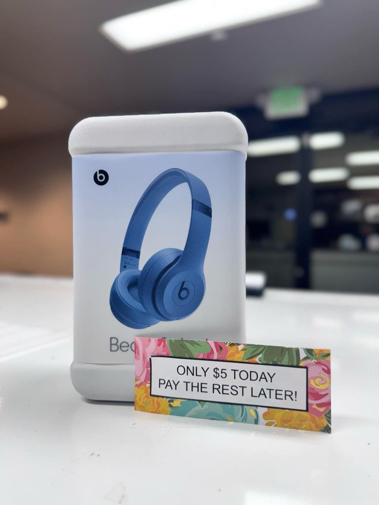 Beats Solo 4 Brand New Headphones - Only $5 Today Pay The Rest Later! 