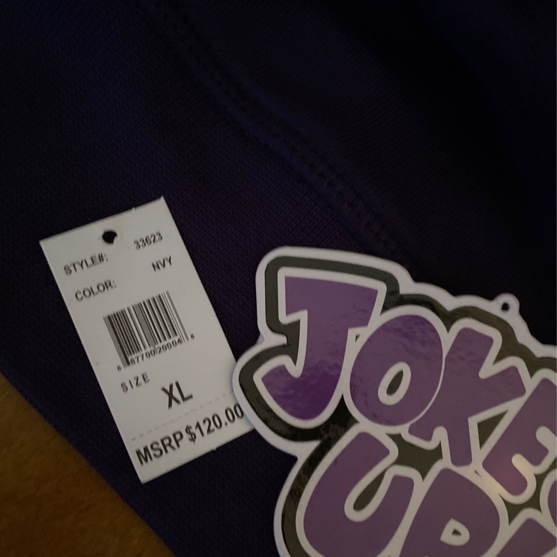 Brand New Jokes Up Hoodie Never Worn
