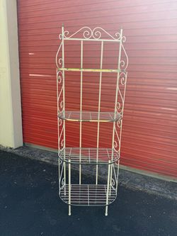 FABULOUS Shelf / Plant Stand - Baker's Rack – Étagère - 4-Tier w/ glass inserts - delivery available