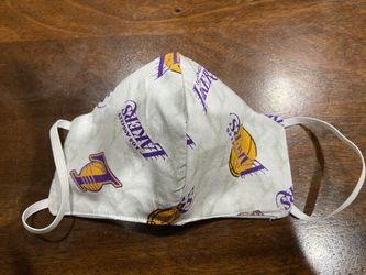Lakers Facial Mask (small) 6 1/2 inches