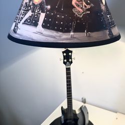 KISS Guitar table lamp 21” - Collectible item