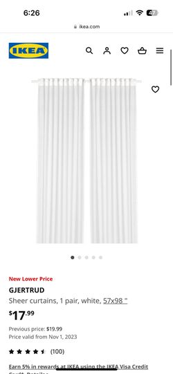 IKEA Curtains 
